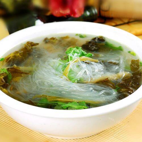 简单好吃瘦肉姬松茸煮粉丝