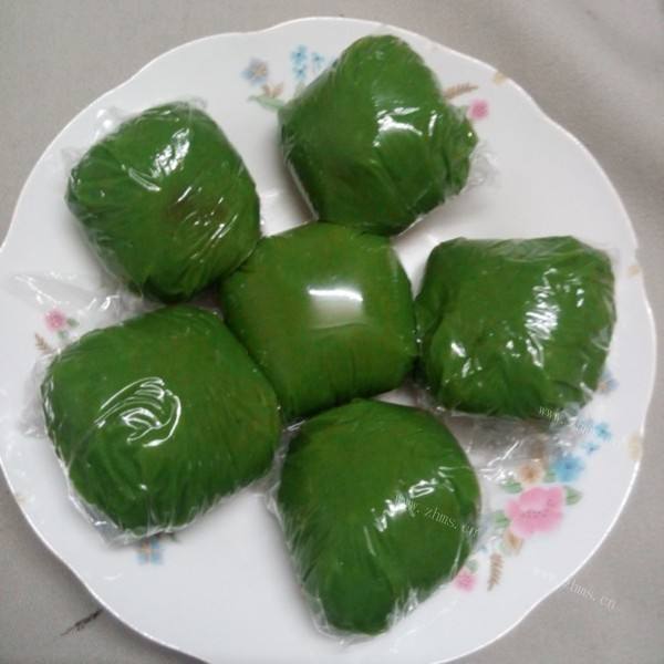有特点的芦笋粉青团