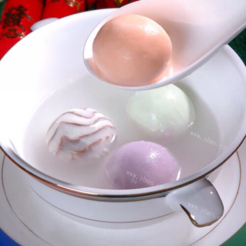 美味的香橙汤圆