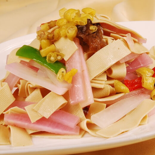 美味的大蒜辣豆腐