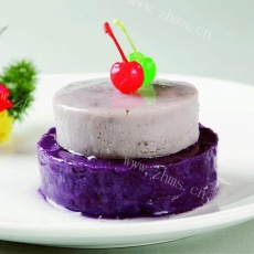 香甜可口香芋紫薯泥