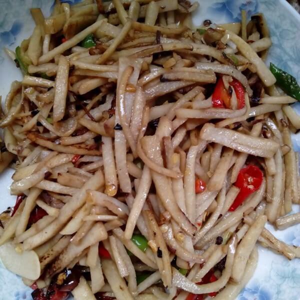 美味炒干芋头丝