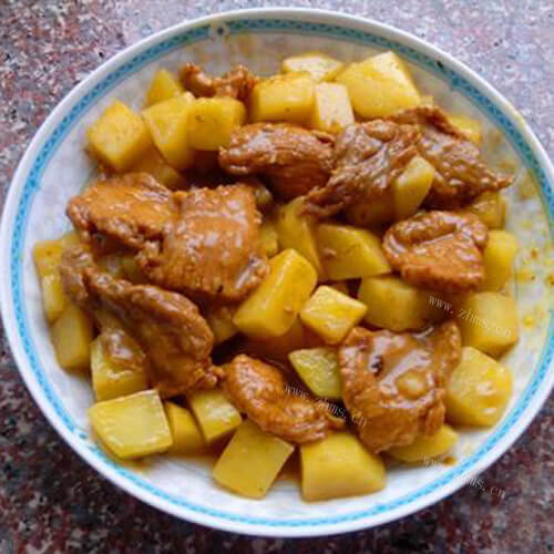 好吃的咖喱土豆猪肉