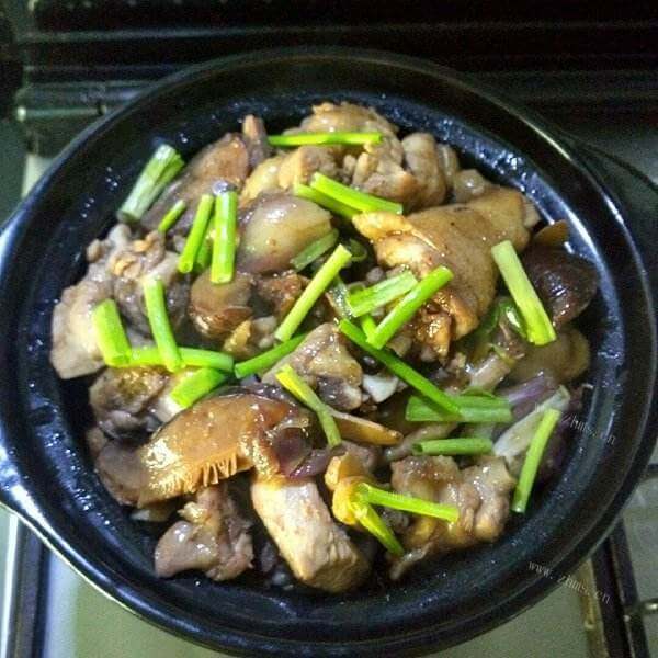 好吃的鲜菇焖鸡