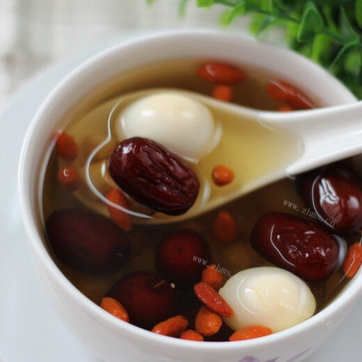 美味的红糖煮鸡蛋