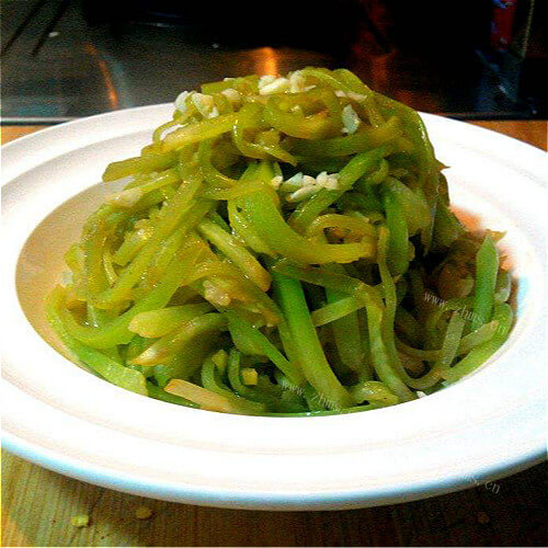 浅潜清炒节瓜