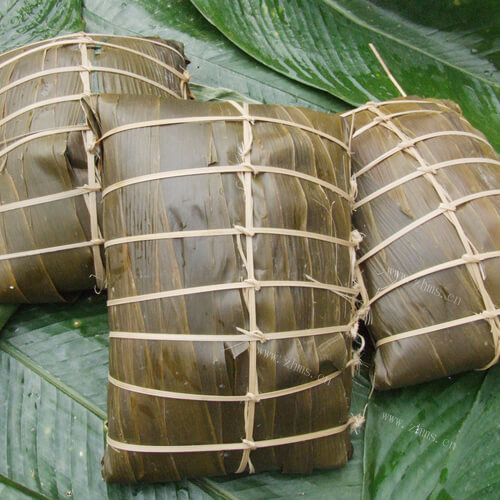 漂亮的果味水晶粽