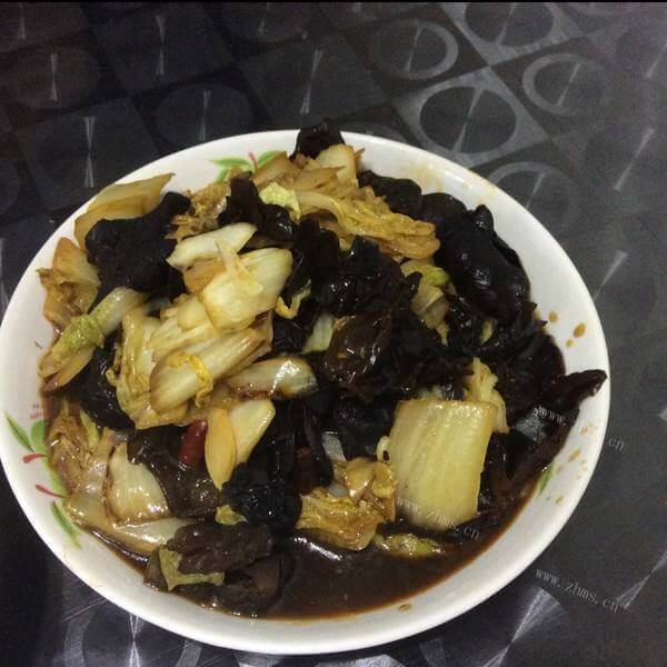 有味道的醋溜白菜木耳