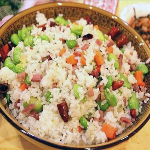 美味的七彩焖饭