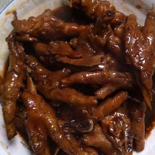妈妈做的酱蒸凤爪
