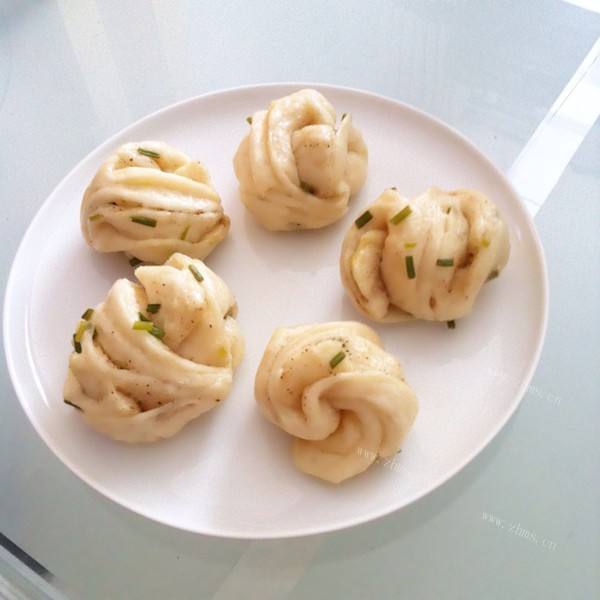美味的麦香小花卷