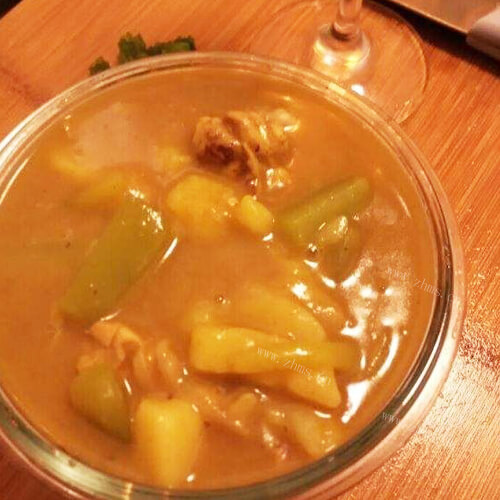 美味咖喱莴笋鸡块