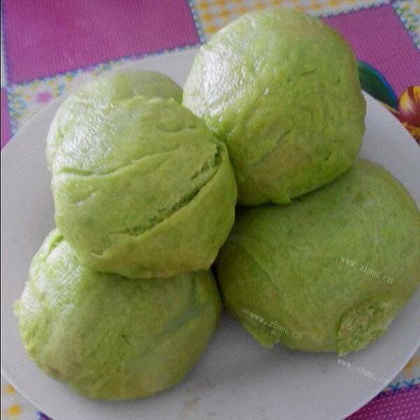 美味波菜馒头