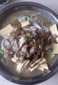 健康美味麻汁腐竹面做法图解6)