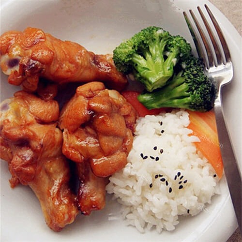 好吃的奥尔良鸡翅饭