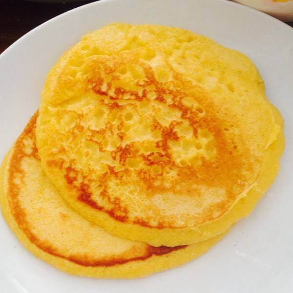 美味的烙玉米浆饼