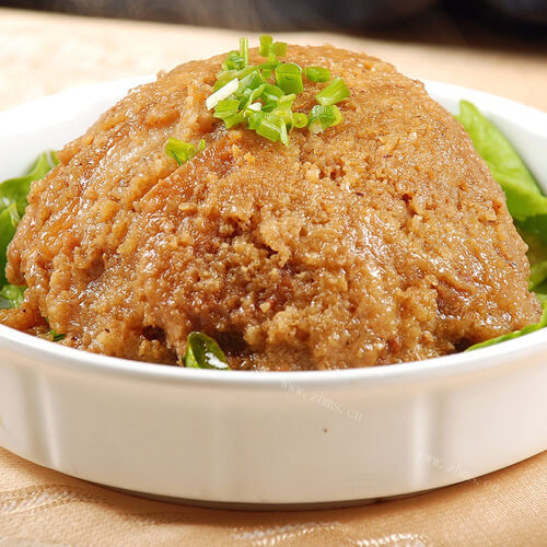 软糯香甜的粽香粉蒸肉