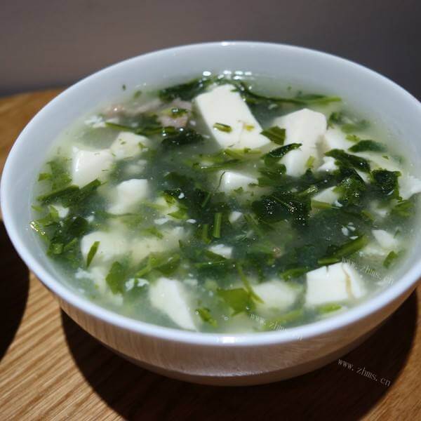 齐齐菜小豆腐~鲜嫩