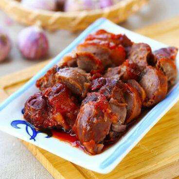 美味的海鲜酱烧肉