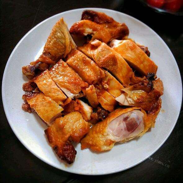喷香的香酥烤鸡