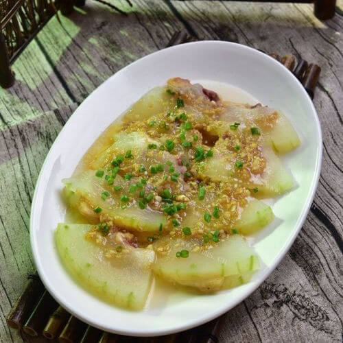 美味的冬瓜蒸肉糜