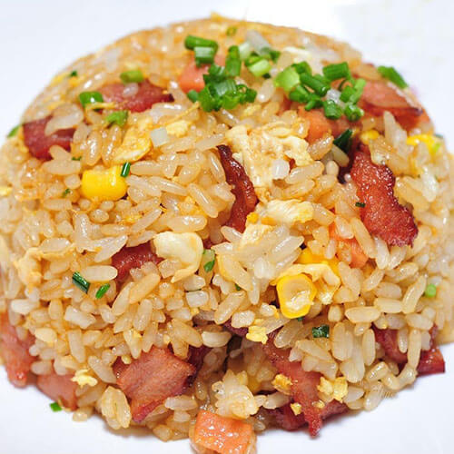 美味的西式炒饭 