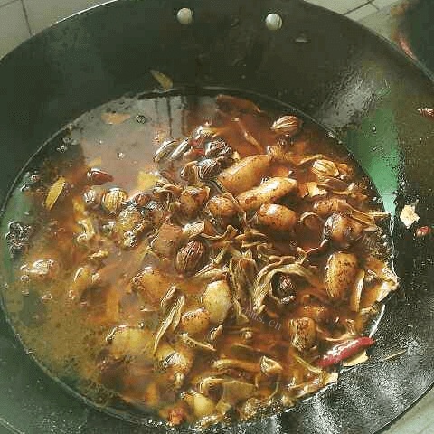 家常菜干豆角烧肉做法图解12)