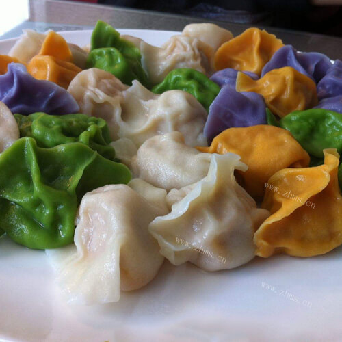 美味七彩水饺