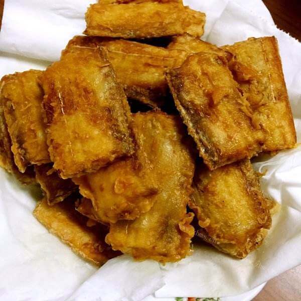 香喷喷的干炸带鱼#新鲜从这里