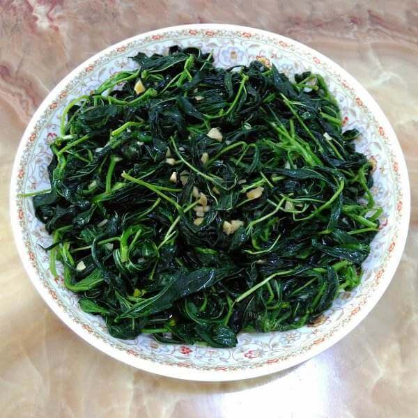 地道的潮汕炒麻叶
