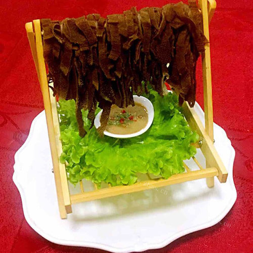 美味的百叶蘸酱