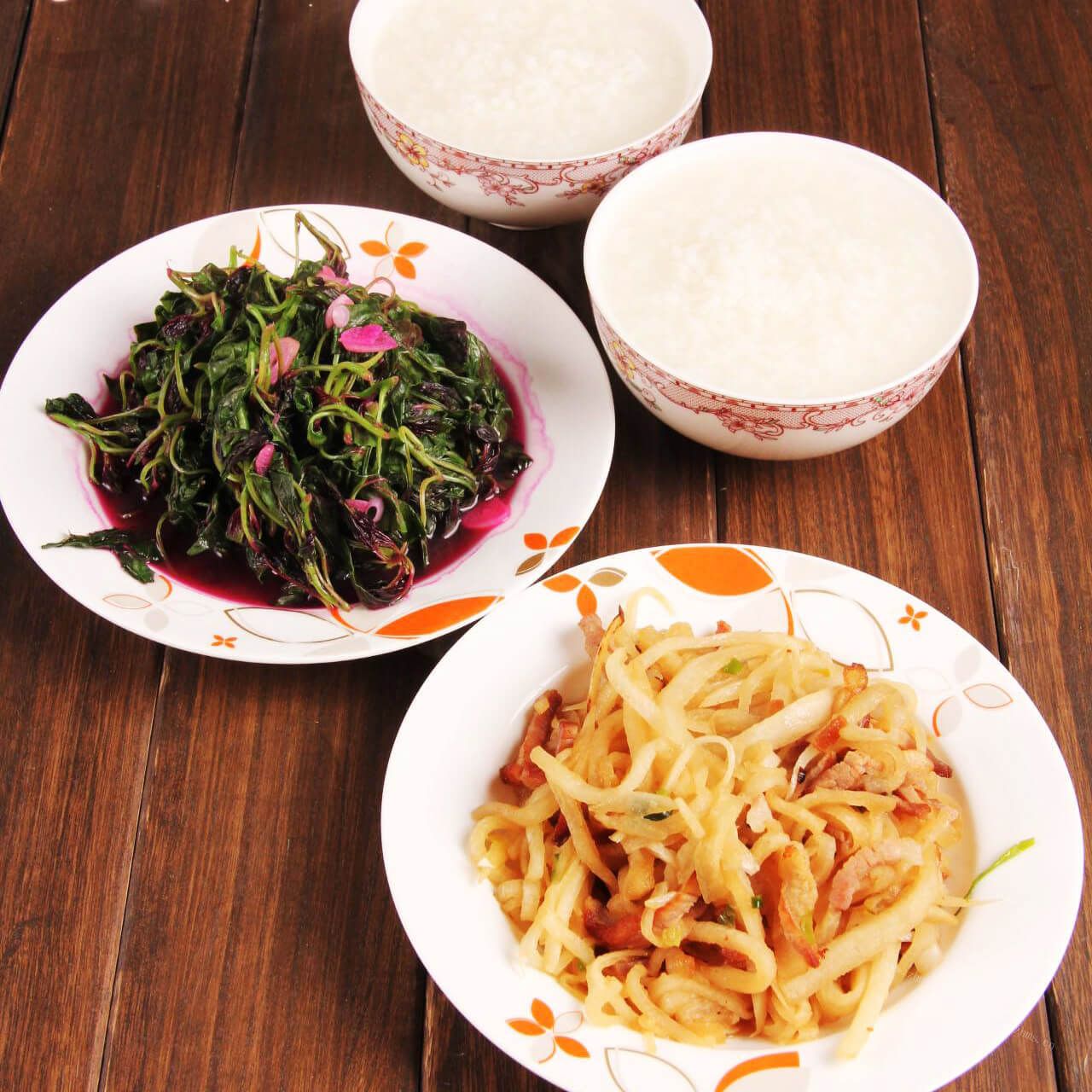 好吃的红苋菜汤汁饭