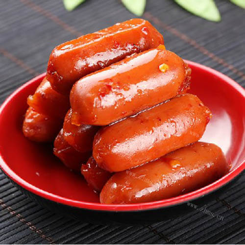美味的台式烤肠