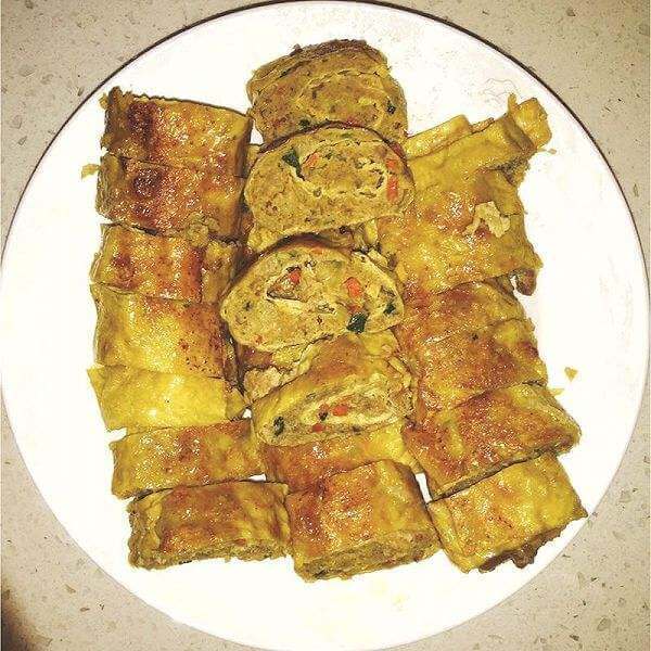 美味焖油豆皮肉卷