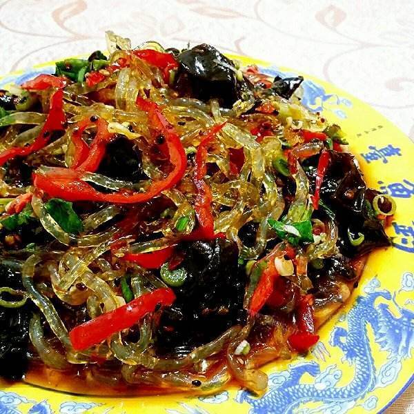 凉拌海蜇丝#多效护理