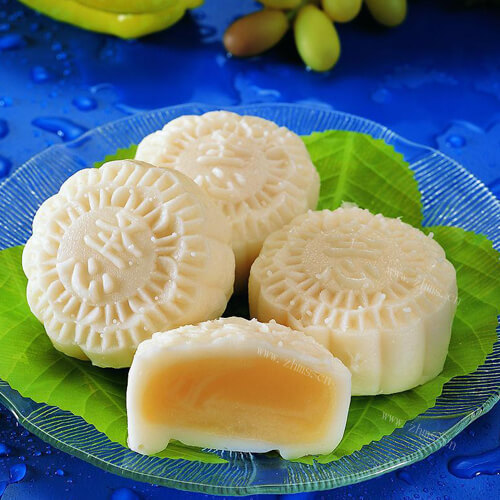 自制栗子冰皮月饼 