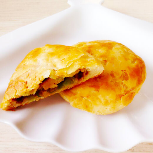 美味的鸭油烧饼