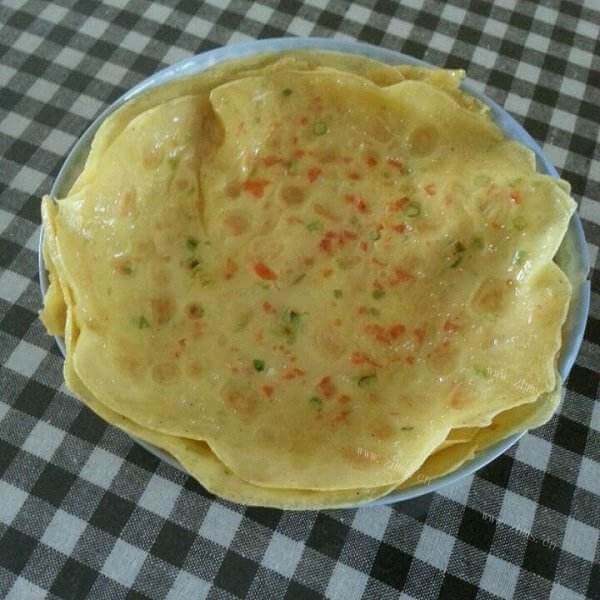美味软香鸡蛋饼