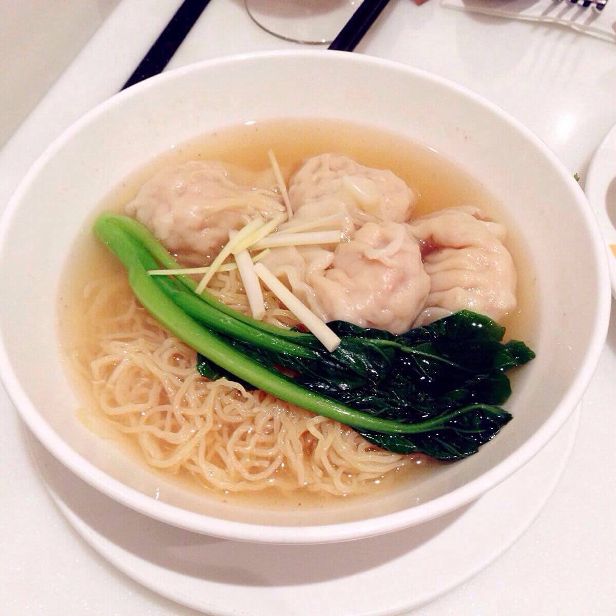 美味的家常云吞面