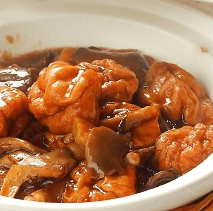 可口的酱汁面筋包肉
