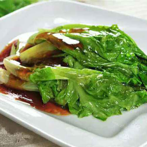 家常蚝油蒜蓉塔菜