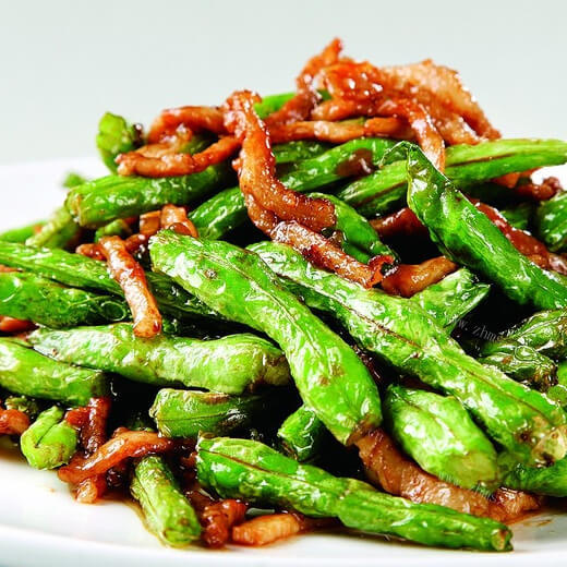 美味青豆角肉末