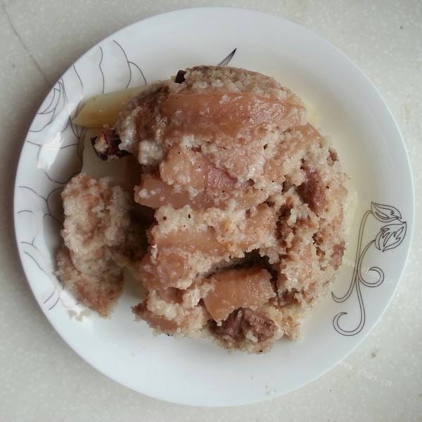 自制粉蒸肉米饭套餐 