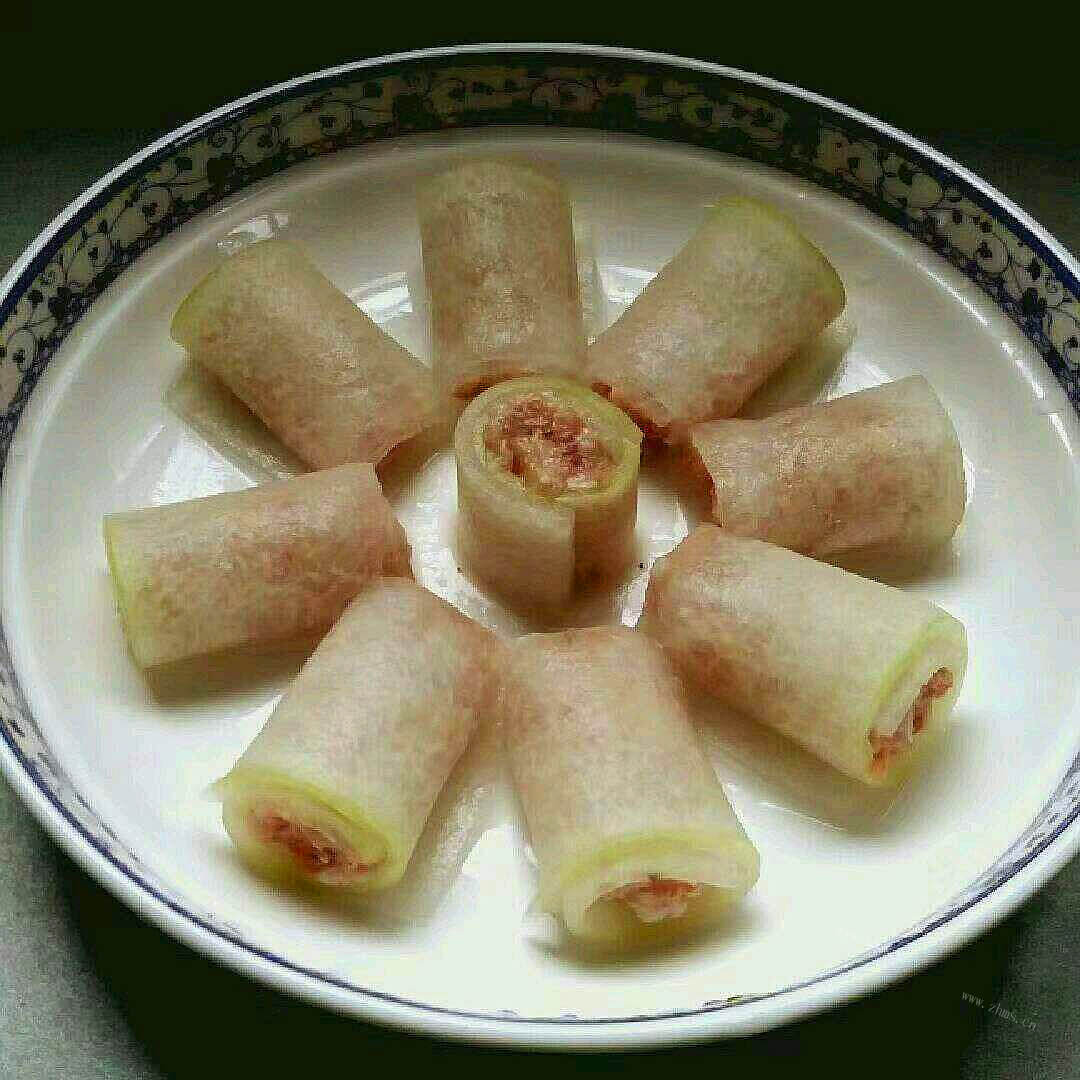 美味的冬瓜水晶素饺