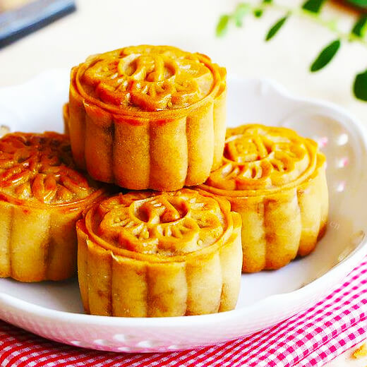 好吃的广式咖喱肉松月饼