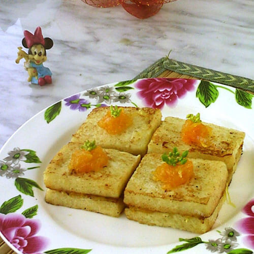 美味的柚香法式土司