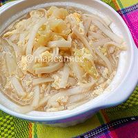 好吃又好做的卷心菜鸡蛋挂面做法图解5)