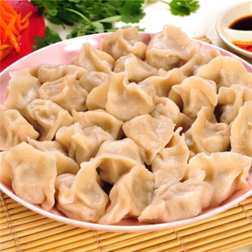 小吃类鸡蛋木耳饺子