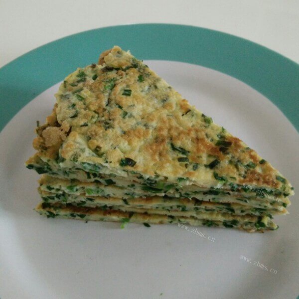 美味的韭菜粉丝鸡蛋饼