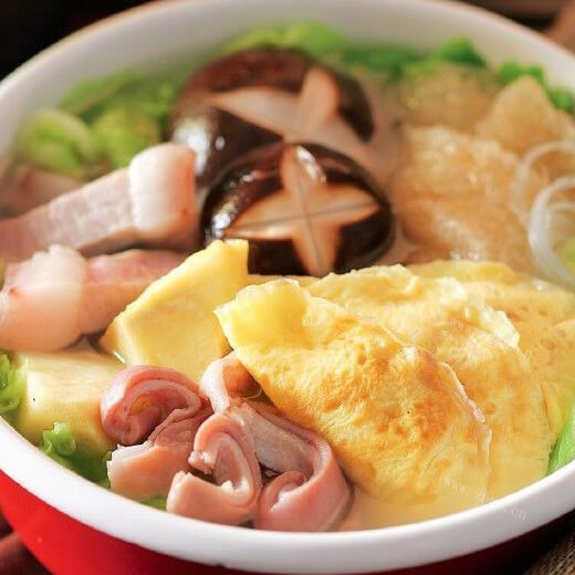 自制三鲜蛋饺煲